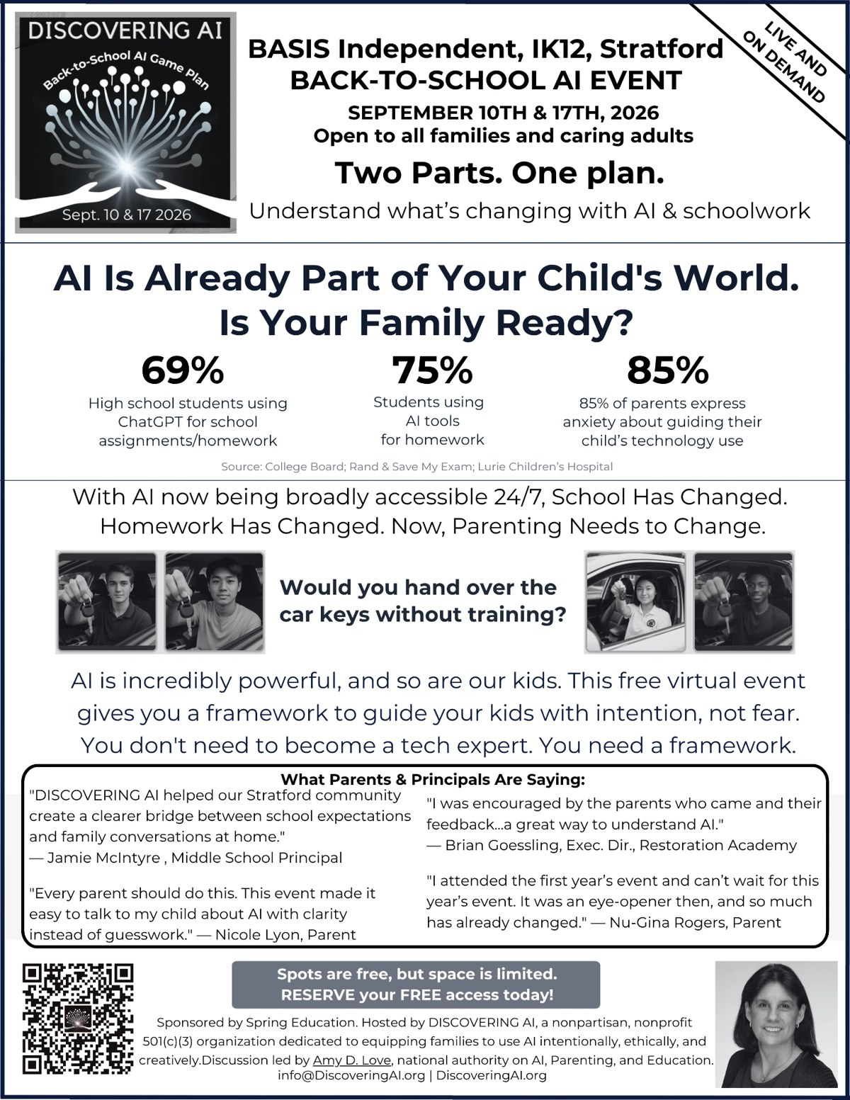 Back-to-School AI Flyer (B&W) download preview